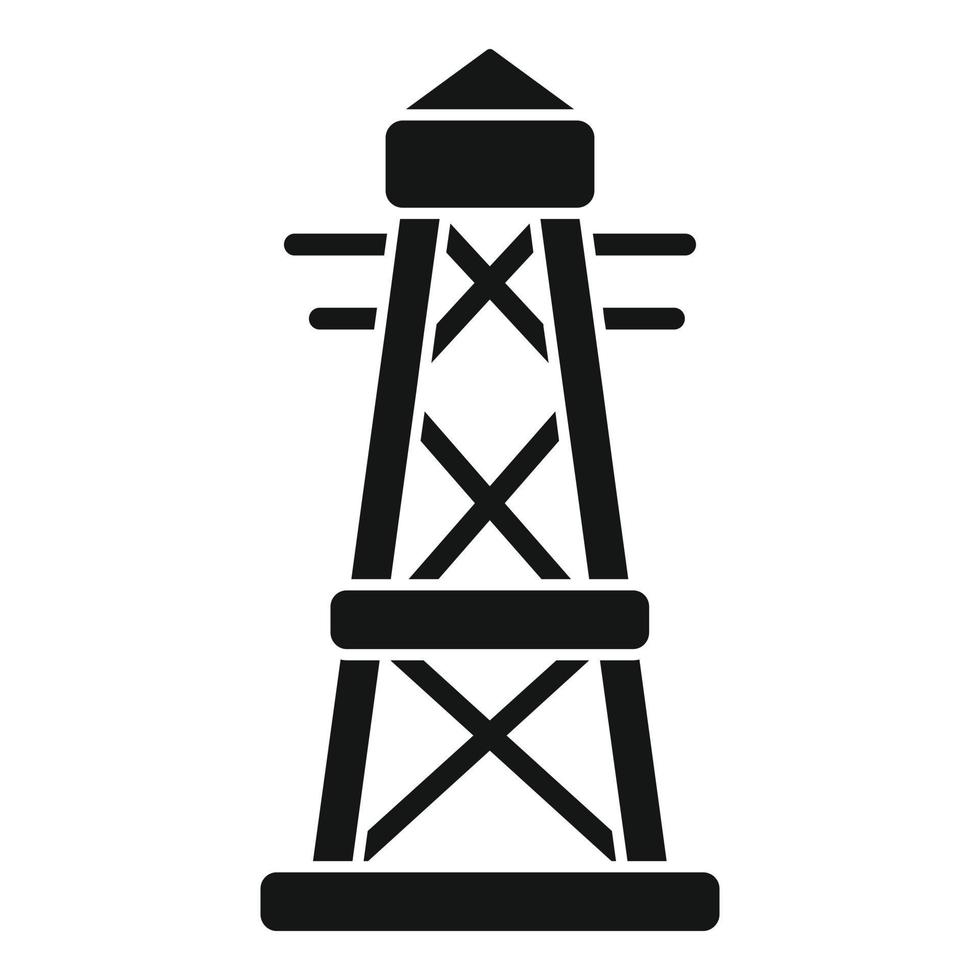 Electric tower icon simple vector. Smart resource vector