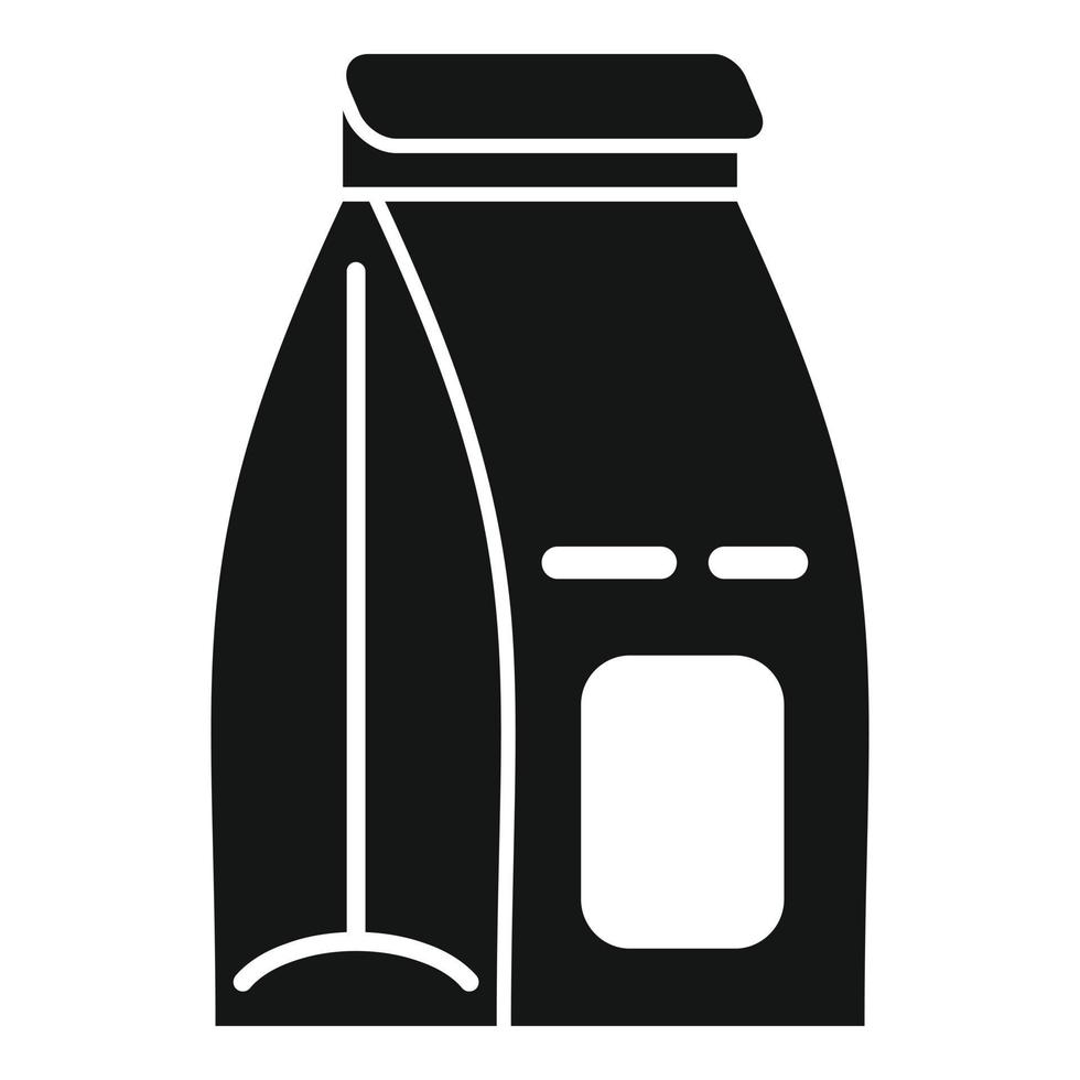 Recycle pack icon simple vector. Food bag vector