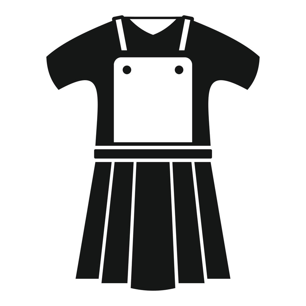 Dress suit icon simple vector. Fashion back vector