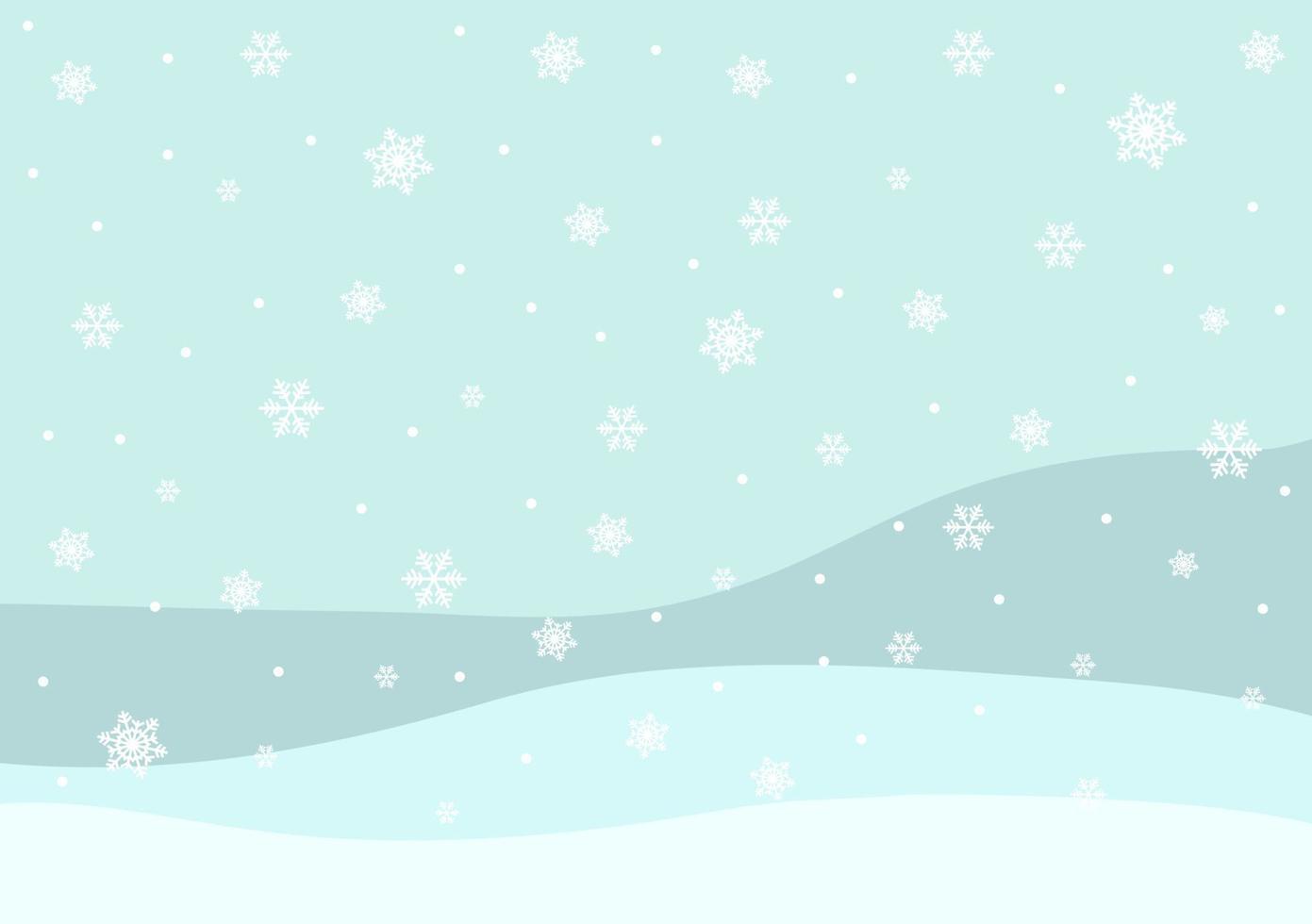 saludo de vacaciones con fondo de copo de nieve.fondo de navidad. vector