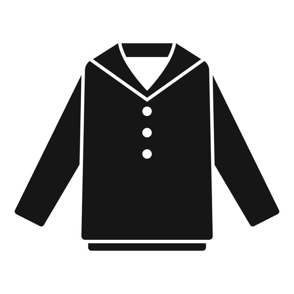 Ribbon shirt icon simple vector. Student suit vector