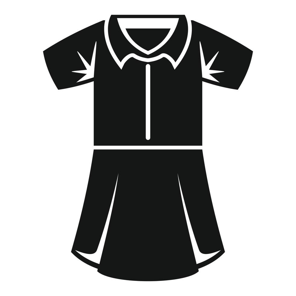 College dress icon simple vector. Fashion shirt vector