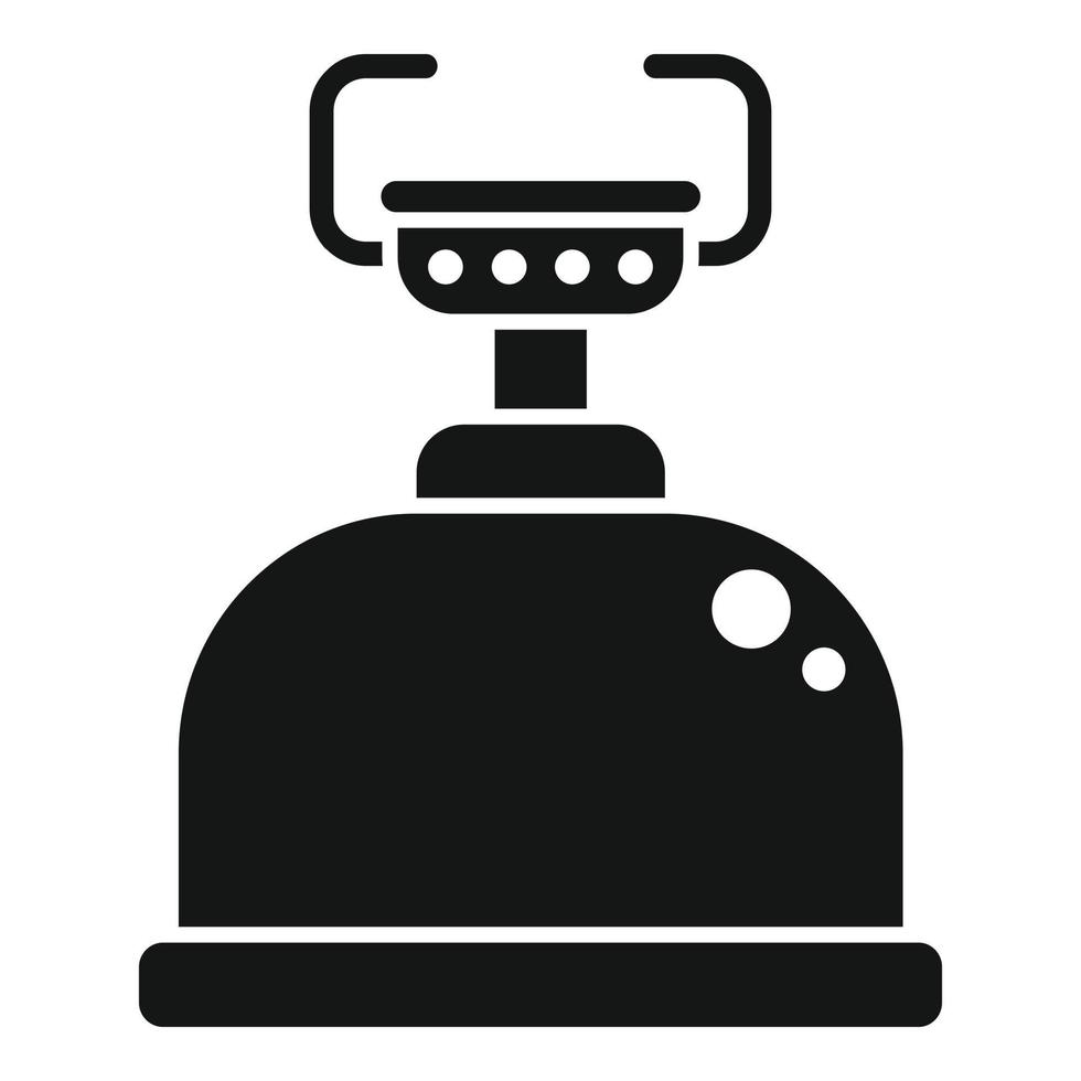 Boil stove icon simple vector. Cooking pot vector