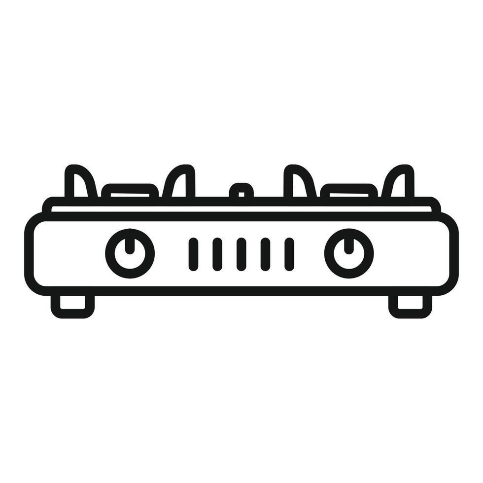 Butane stove icon outline vector. Gas cooker 15156576 Vector Art at