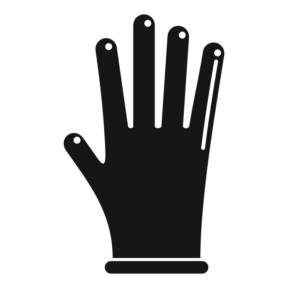 Healthy glove icon simple vector. Doctor clean vector