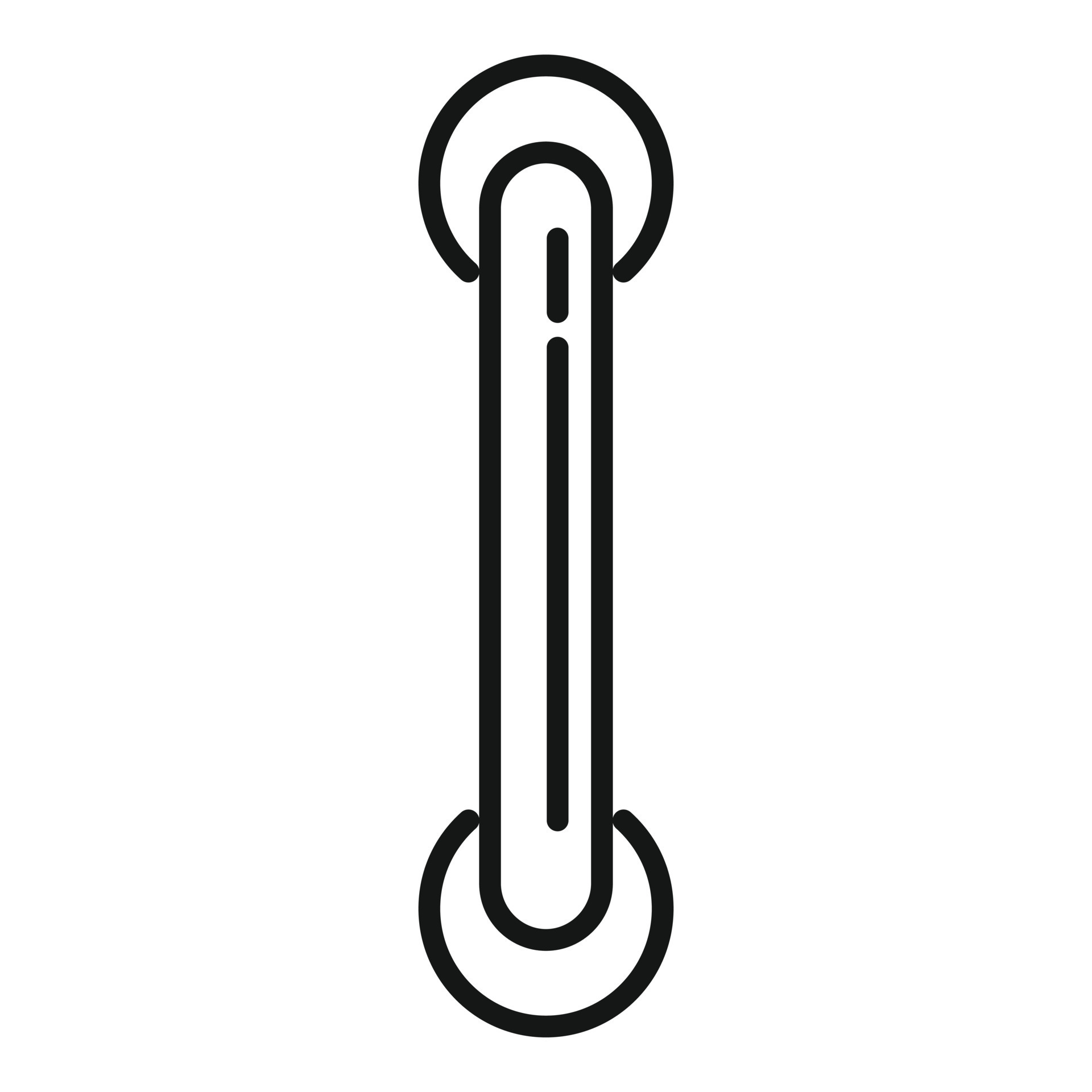 Door handle latch icon outline vector. Lock knob 15156607 Vector Art at