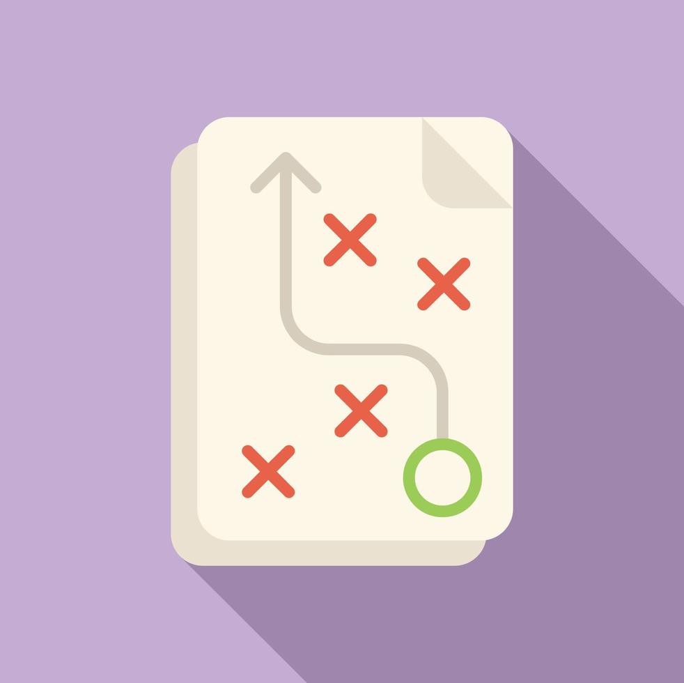 Strategy solution icon flat vector. Creative business vector