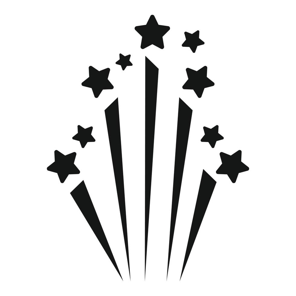 Display firework icon simple vector. Carnival event vector