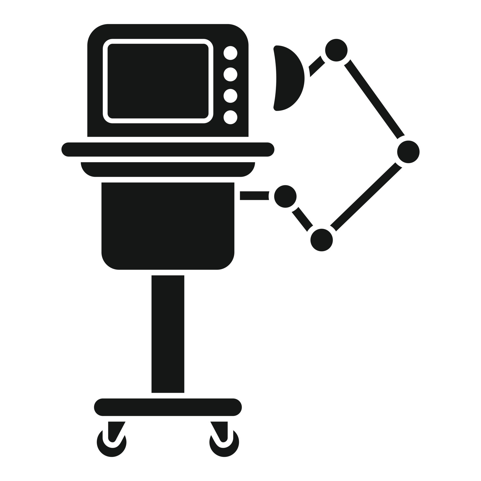 Medical equipment icon simple vector. Hospital patient 15156912 Vector