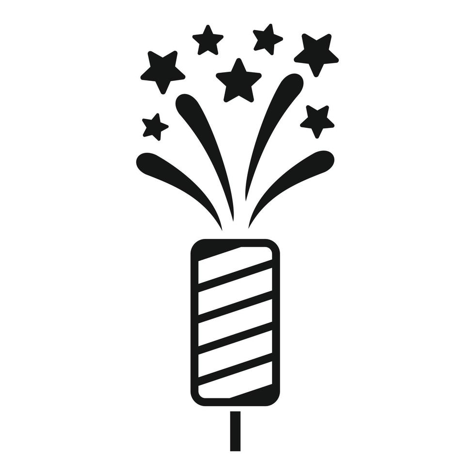 Independence firework icon simple vector. Event carnival vector