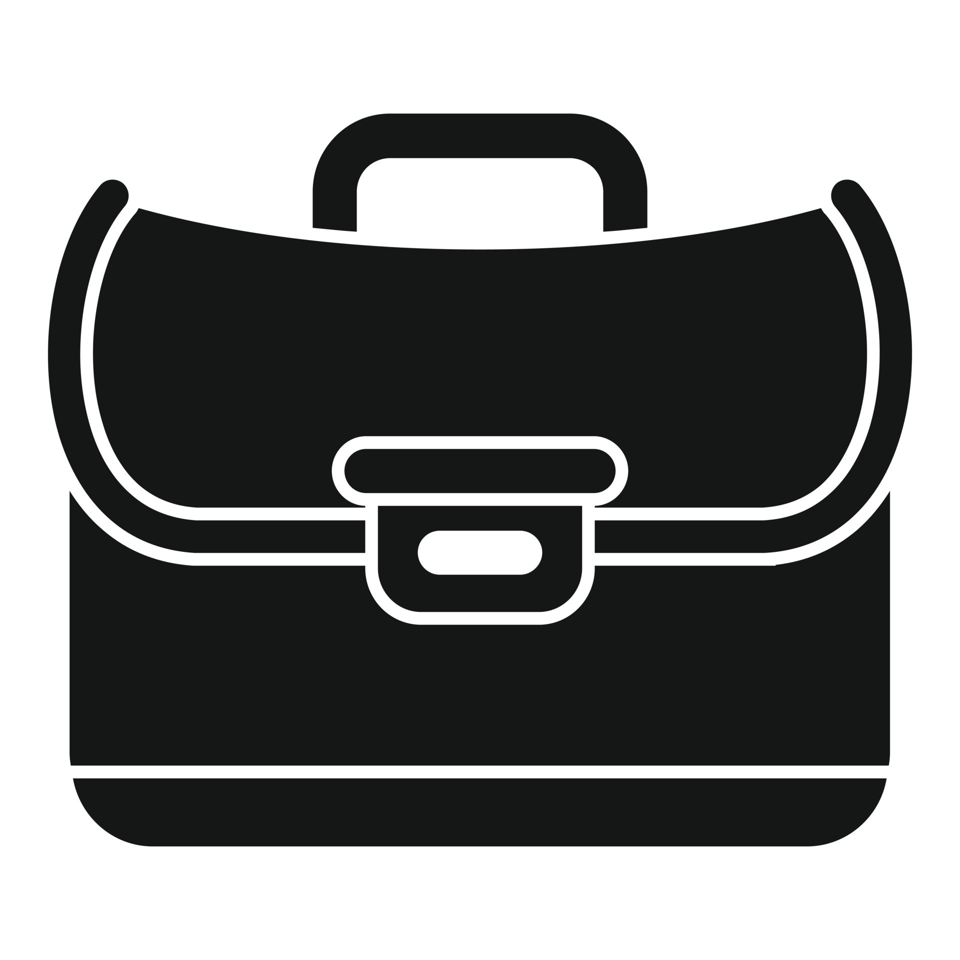 Job briefcase icon simple vector. Work bag 15157160 Vector Art at Vecteezy