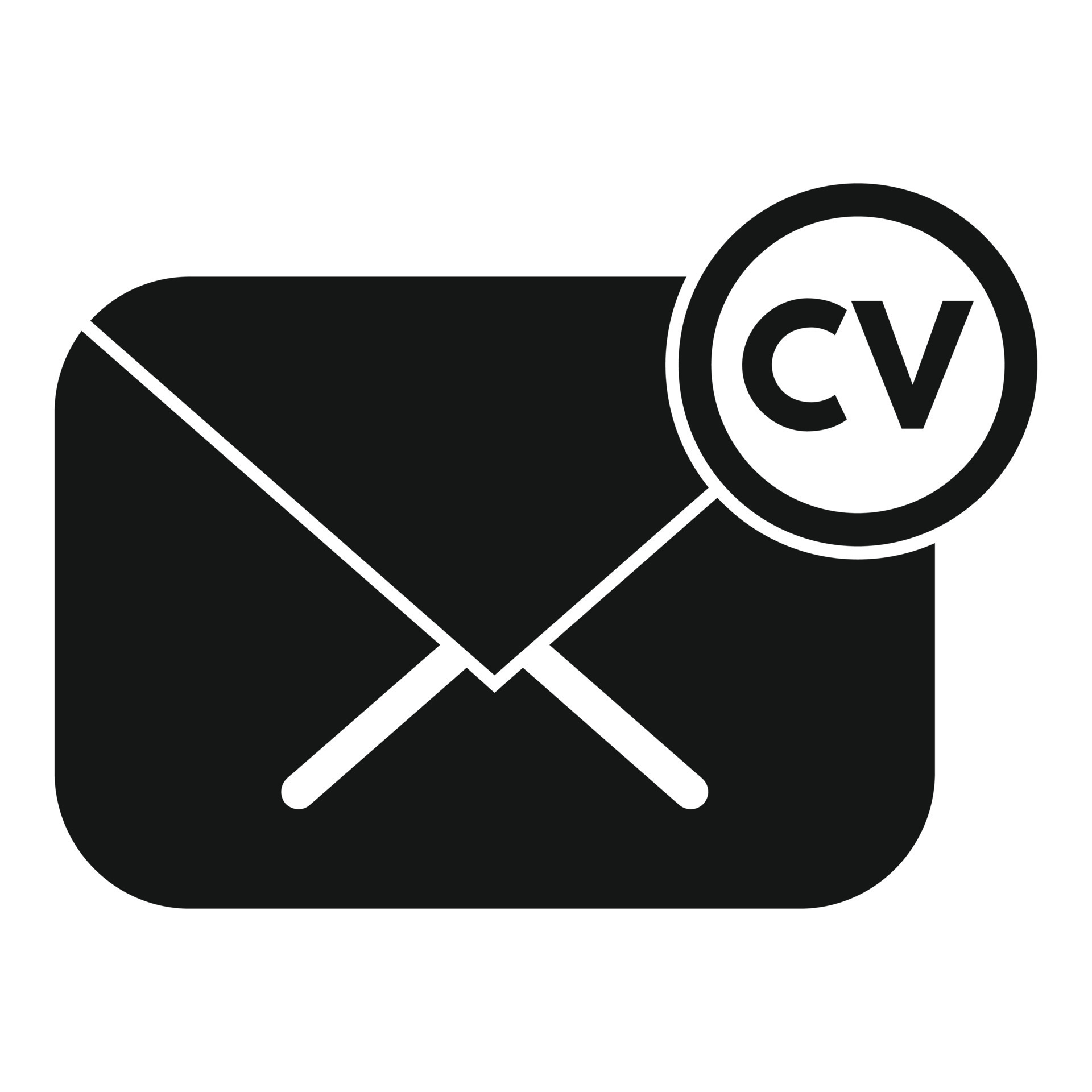Cv mail icon simple vector. people 15157266 Vector Art at Vecteezy