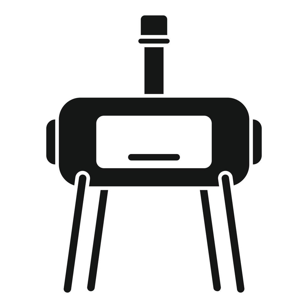 Lunch smokehouse icon simple vector. Bbq grill vector