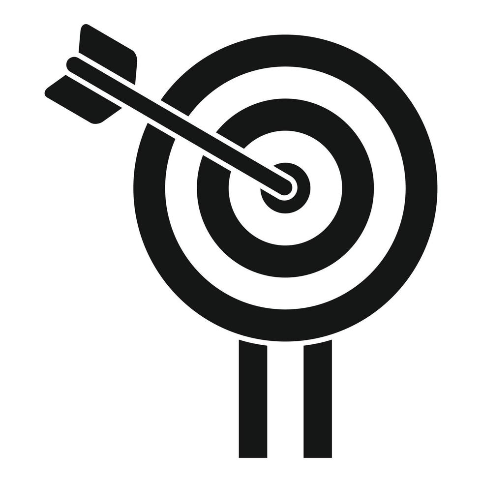 Focus arch target icon simple vector. Work group vector