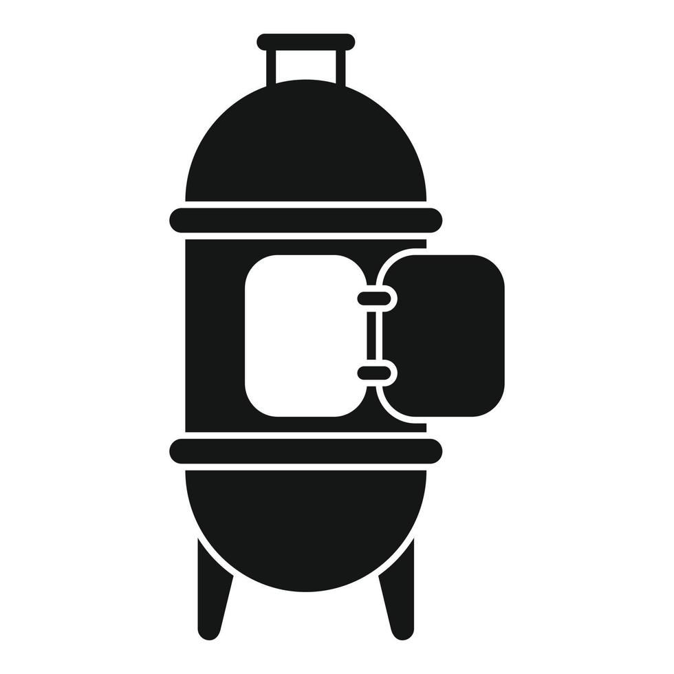 Oven smokehouse icon simple vector. Bbq grill vector