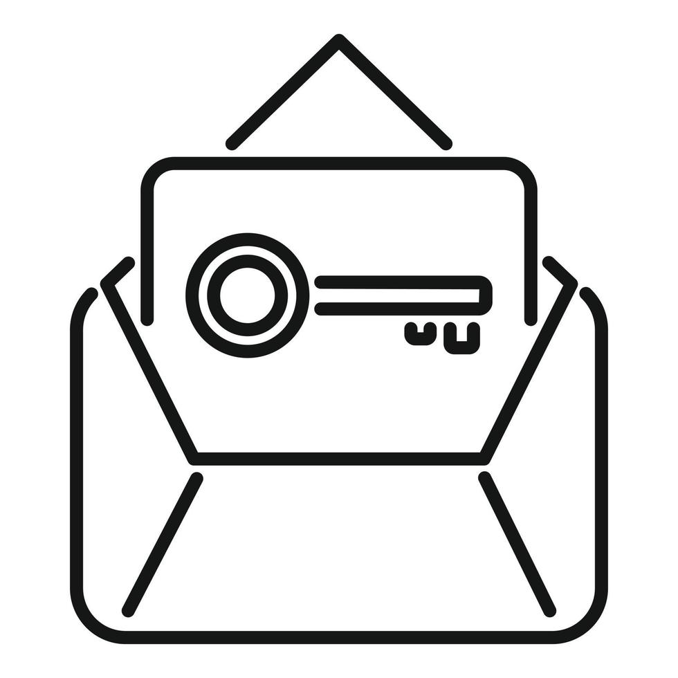 vector de esquema de icono de recuperación de contraseña de correo. la seguridad cibernética