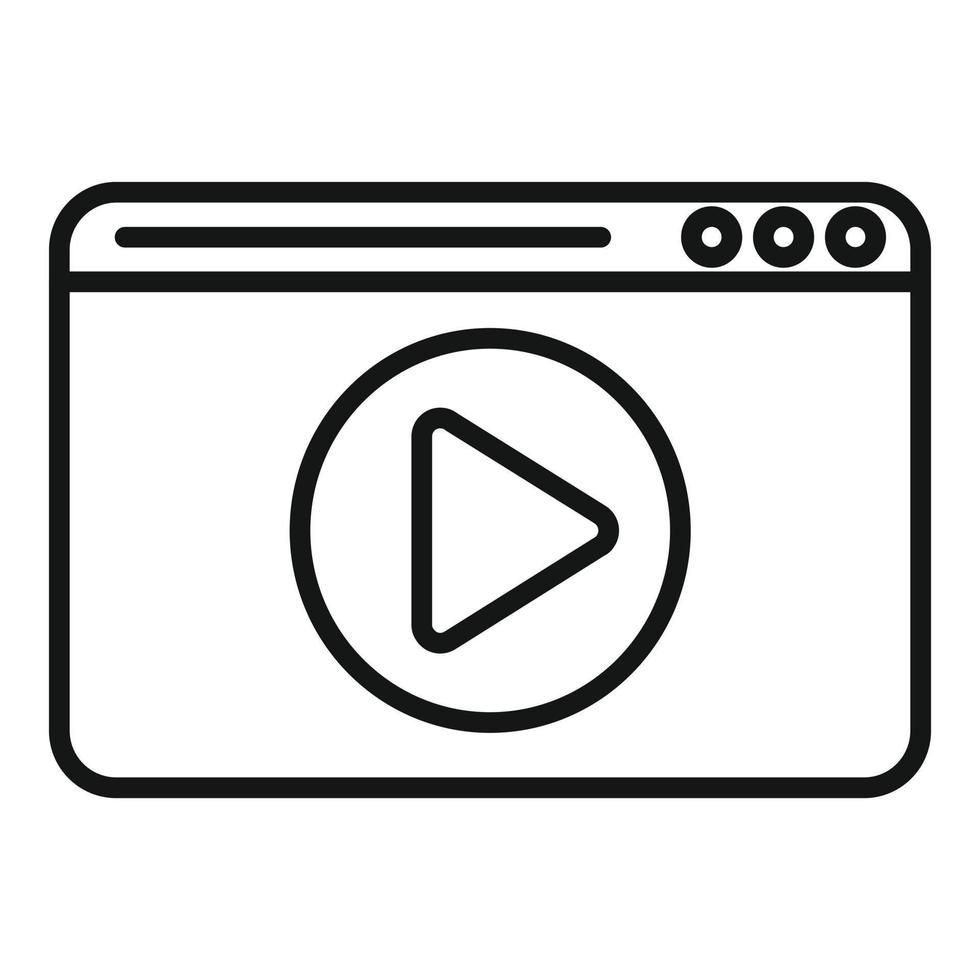 Reportage video icon outline vector. Tv press vector