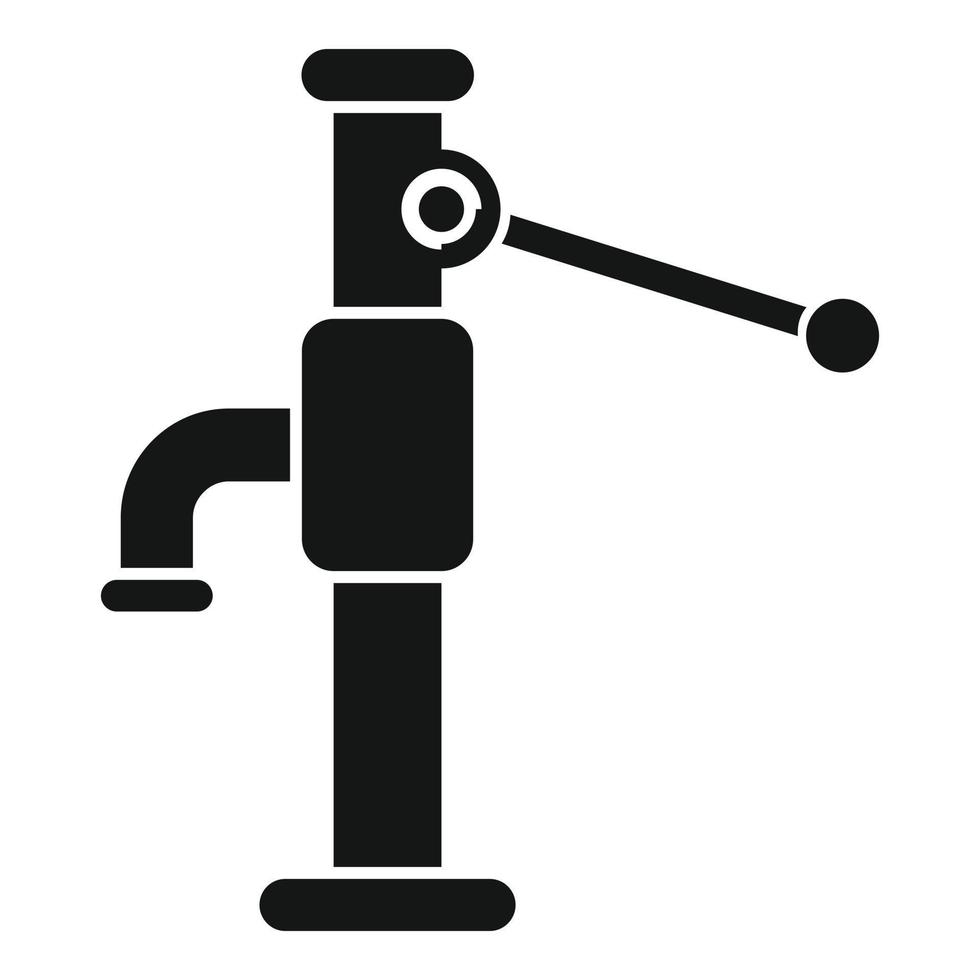 Water pipe pump icon simple vector. System engine vector