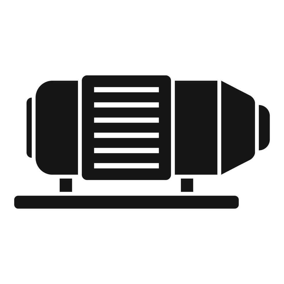 Water pump icon simple vector. Engine system vector
