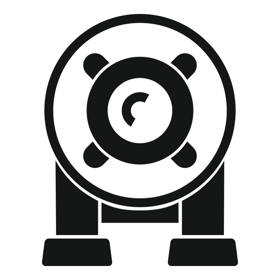 Valve pump icon simple vector. Engine motor vector