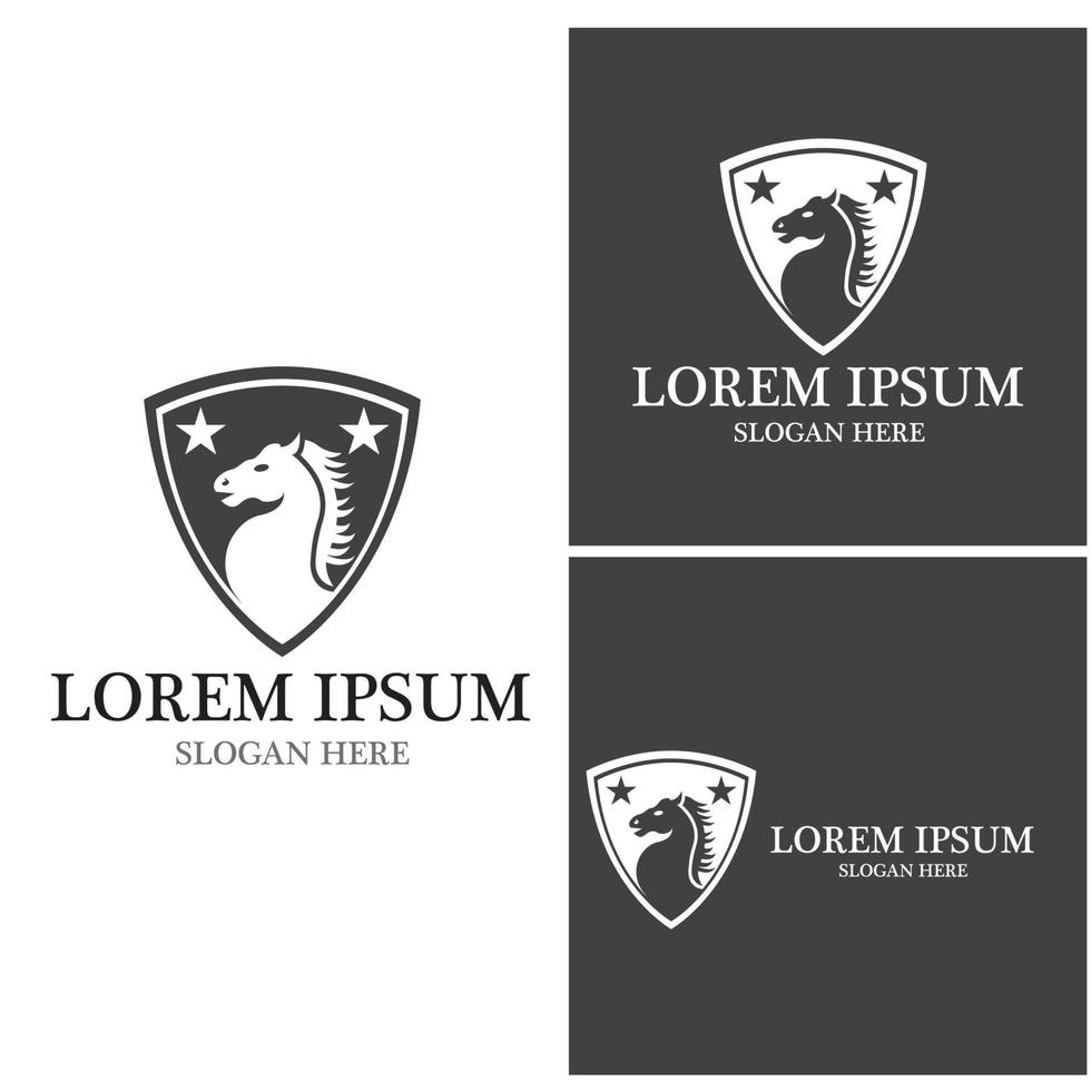 Horse Logo Template Vector icon