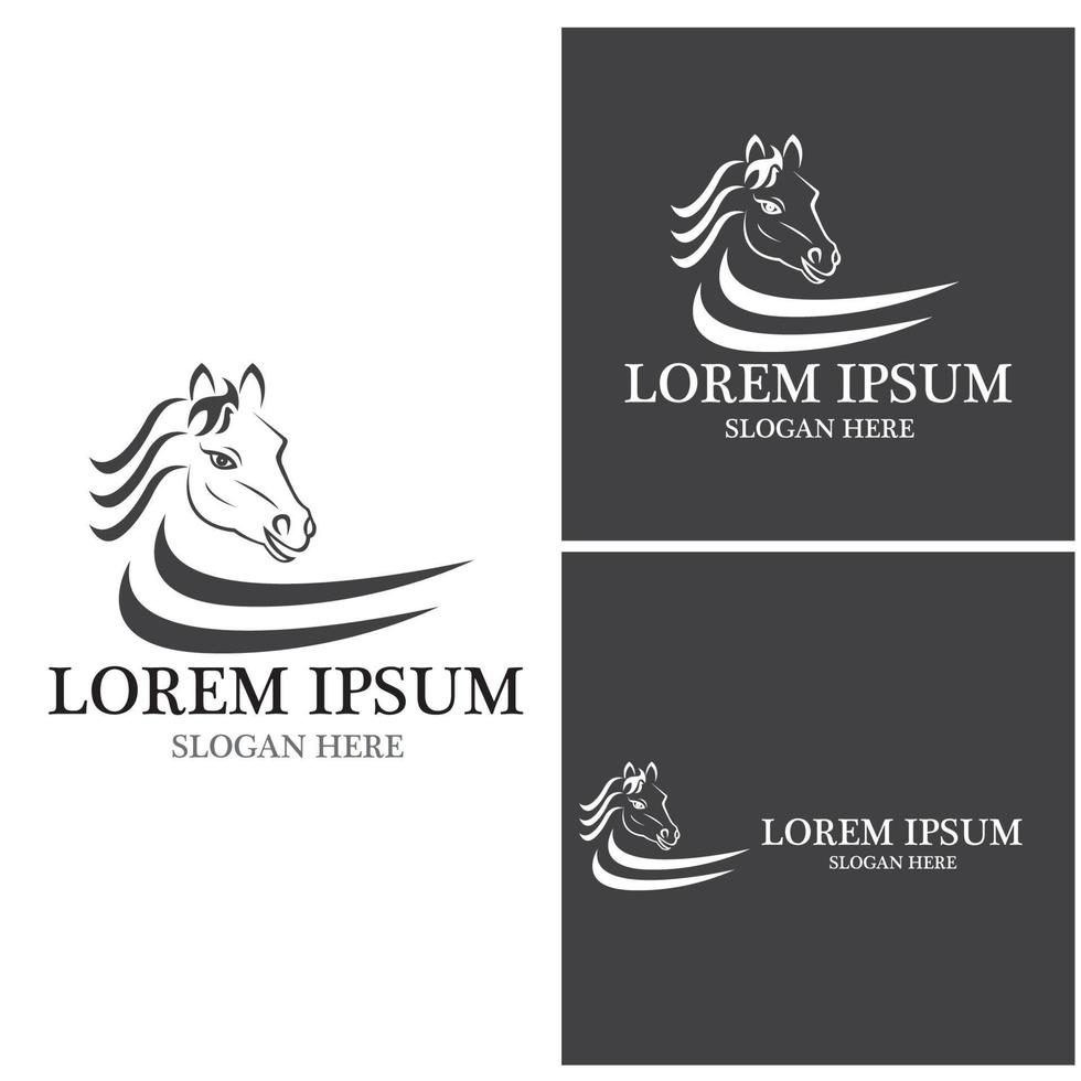 Horse Logo Template Vector icon