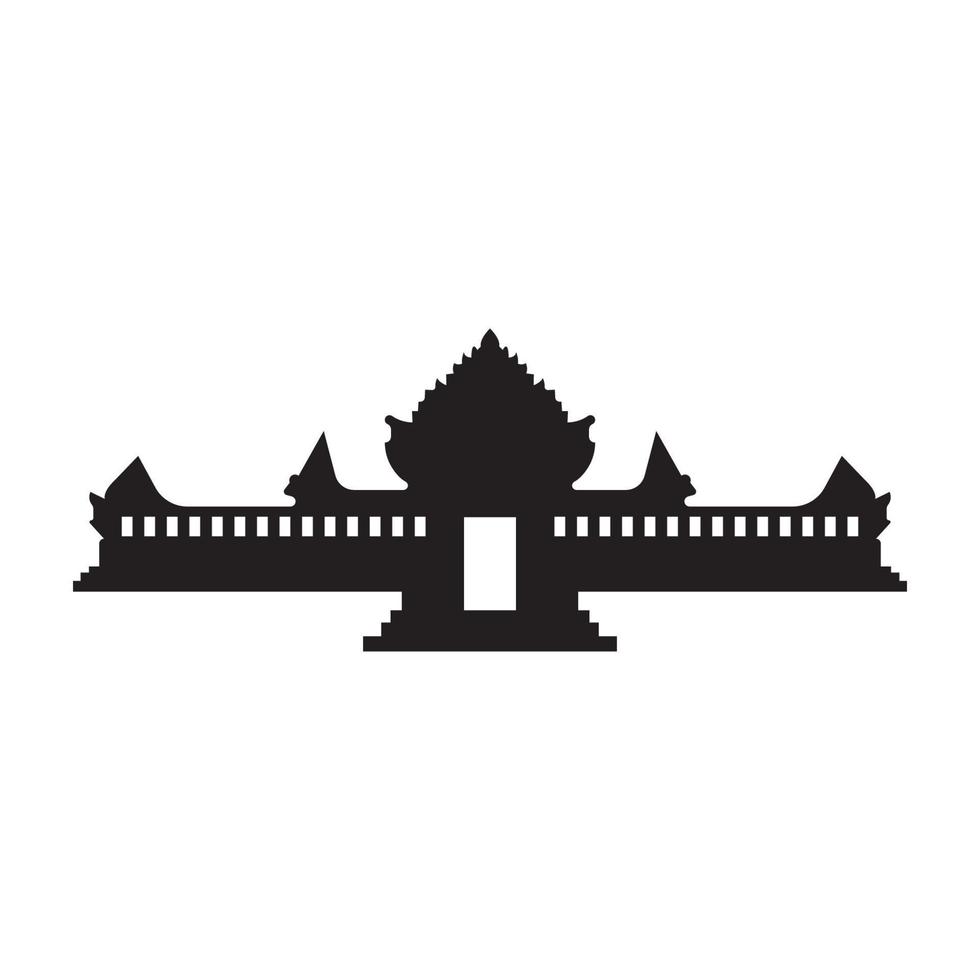 pagoda temple icon logo vector design