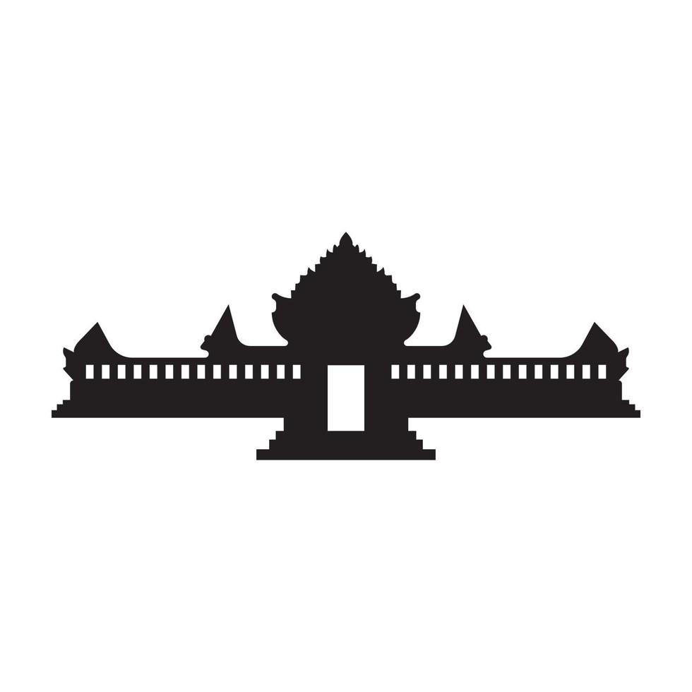 pagoda temple icon logo vector design