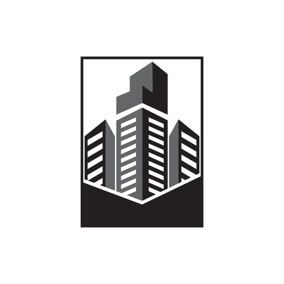 apartment icon logo vector design