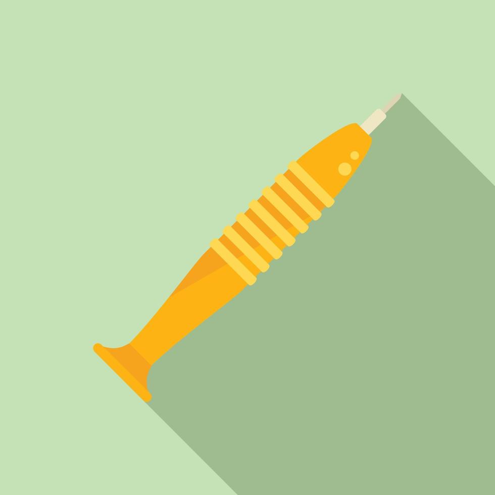 Mobile screwdriver icon flat vector. Service fix vector