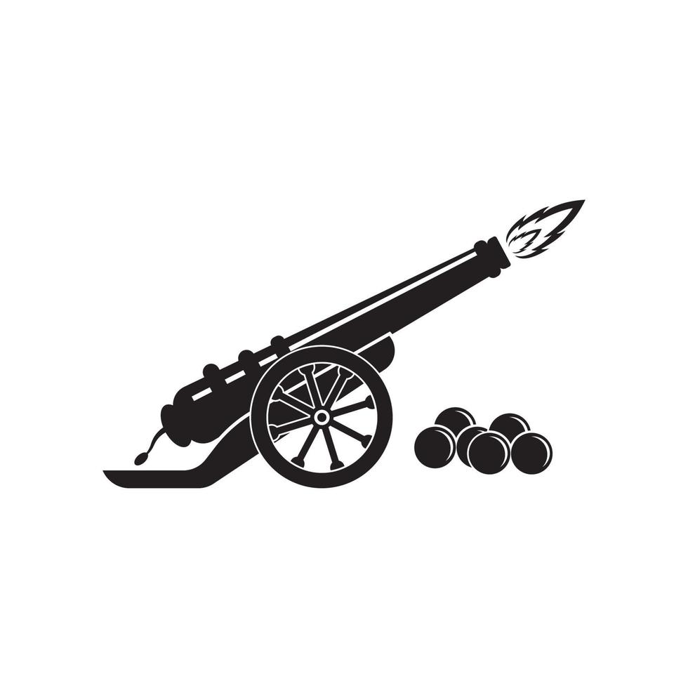 cannon logo vector design template