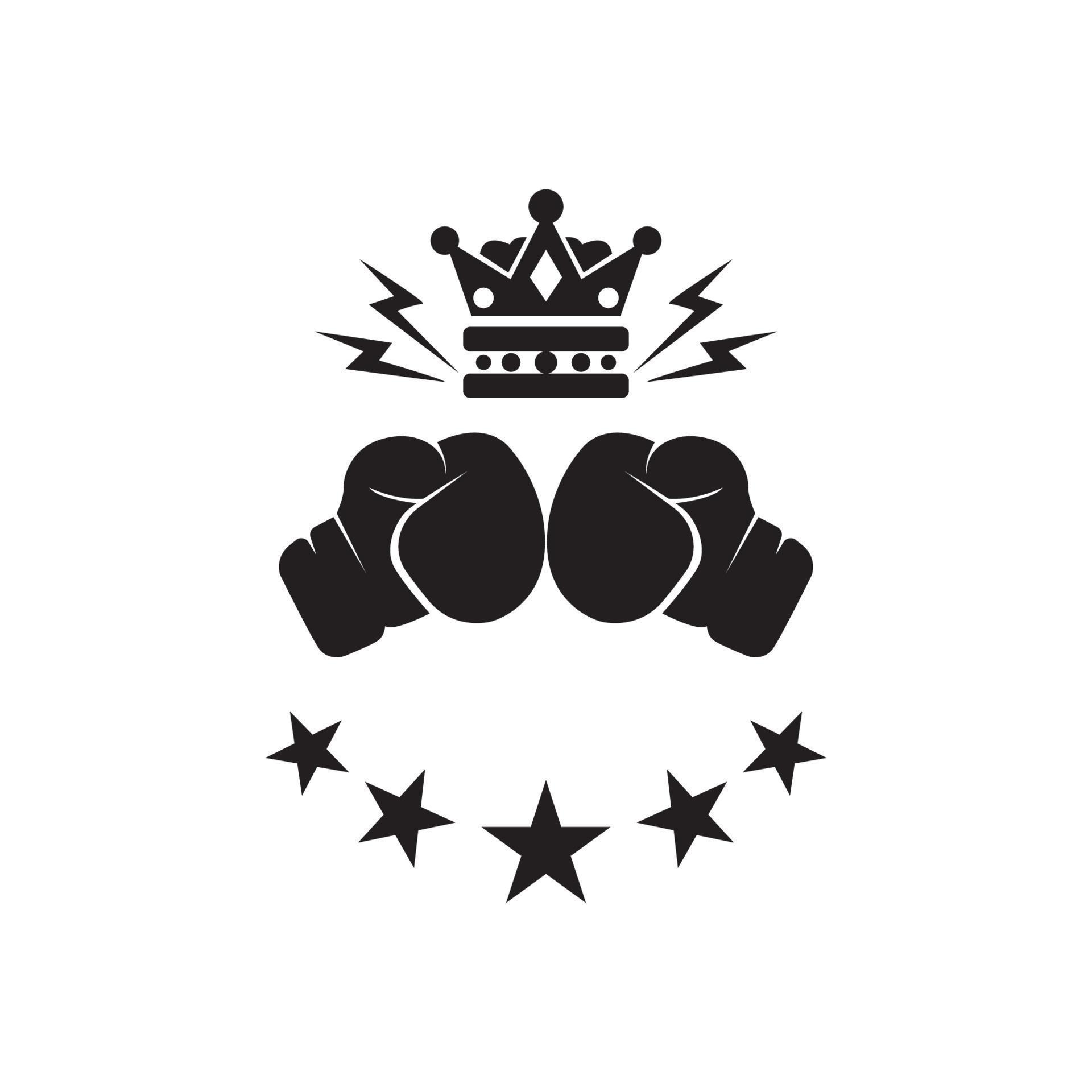 boxing gloves logo vector icon illustration 15158787 Vector Art at Vecteezy