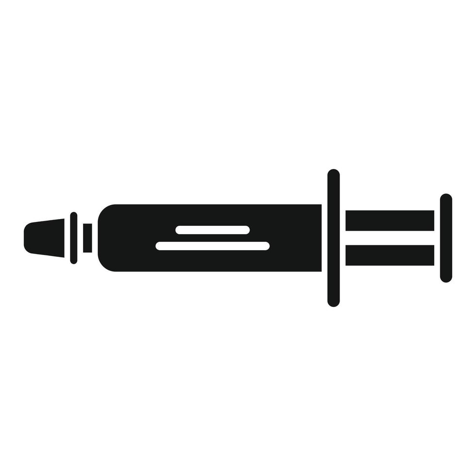 Laptop paste tube icon simple vector. Broken computer vector