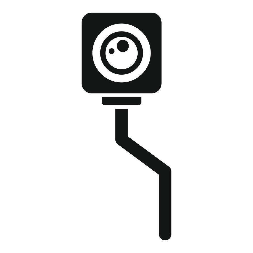 Fix phone camera icon simple vector. Mobile repair vector