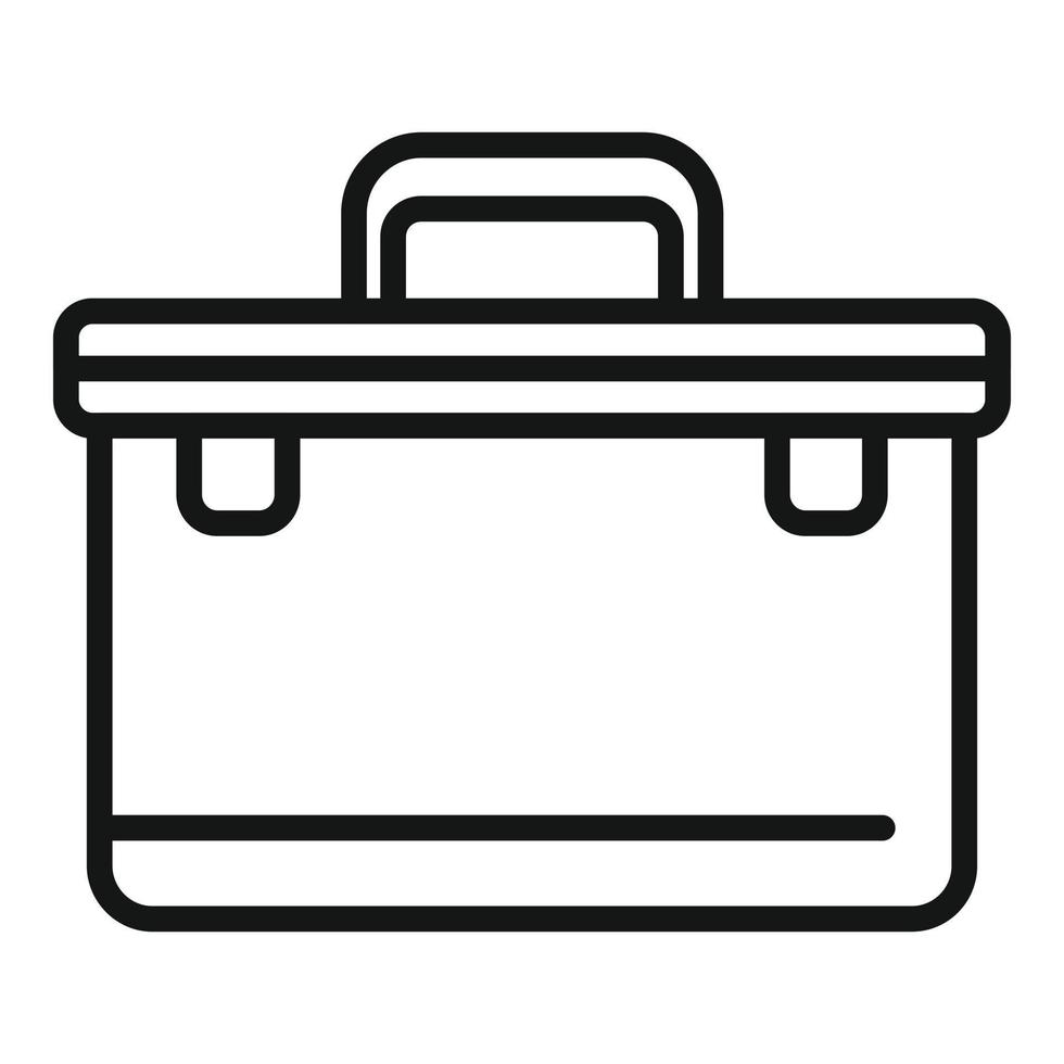 Tool box icon outline vector. Phone mobile vector
