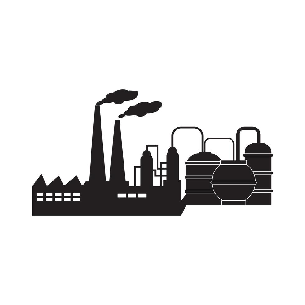 factory icon logo vector design template