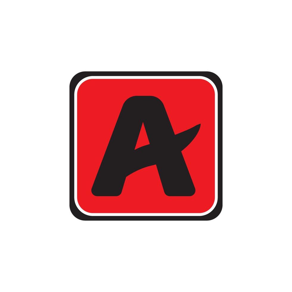 letter A icon logo vector design