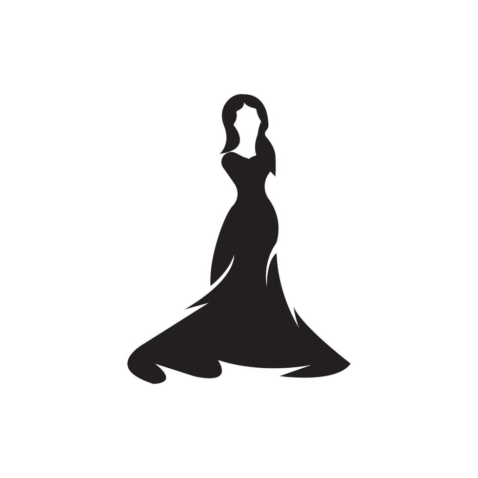 dress icon logo vector design template