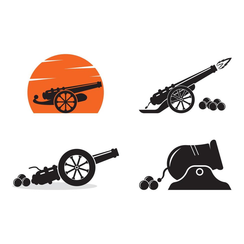 cannon logo vector design template