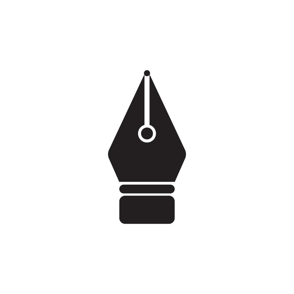 pen tool icon logo vector design