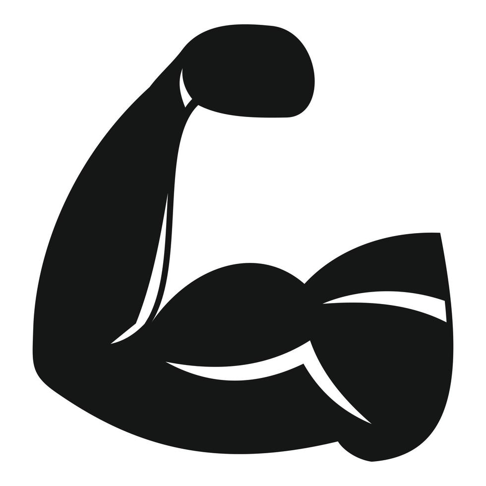 Healthy muscle icon simple vector. Sport diet vector