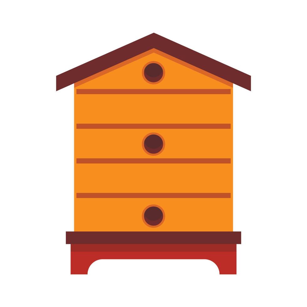 Hive icon, flat style vector