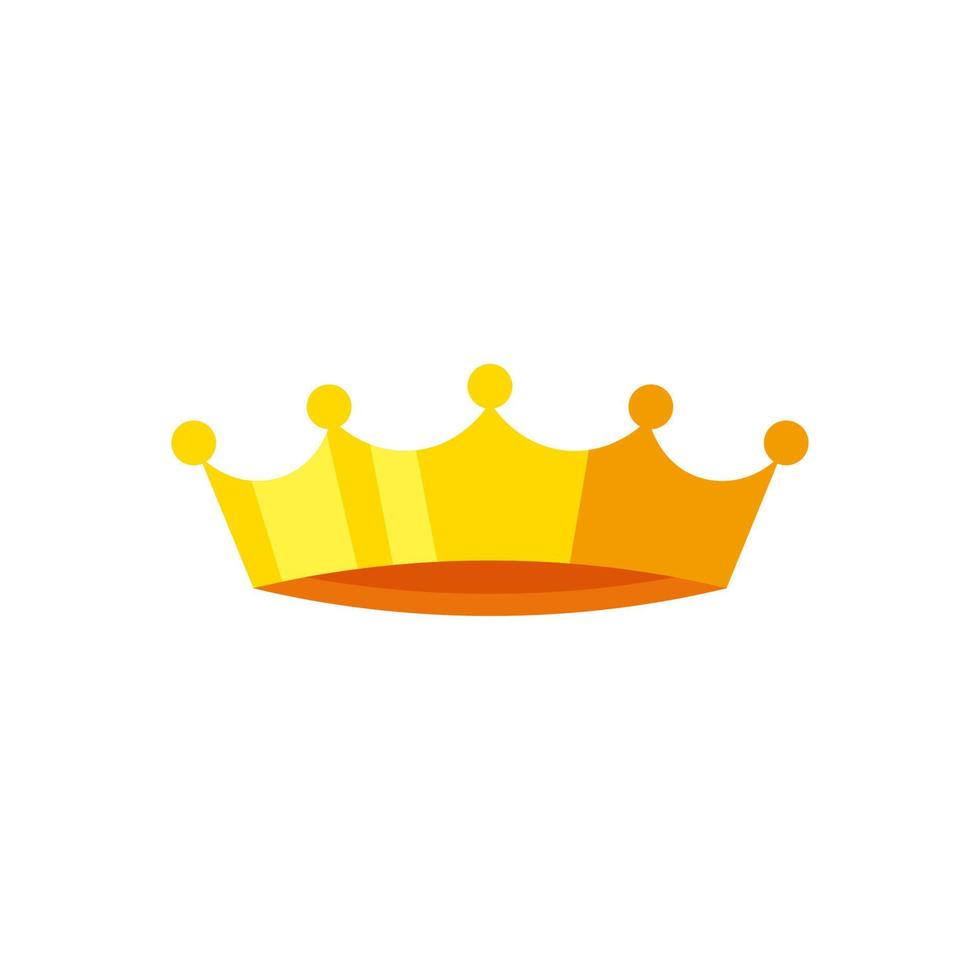 Golden crown flat design art 15159435 Vector Art at Vecteezy