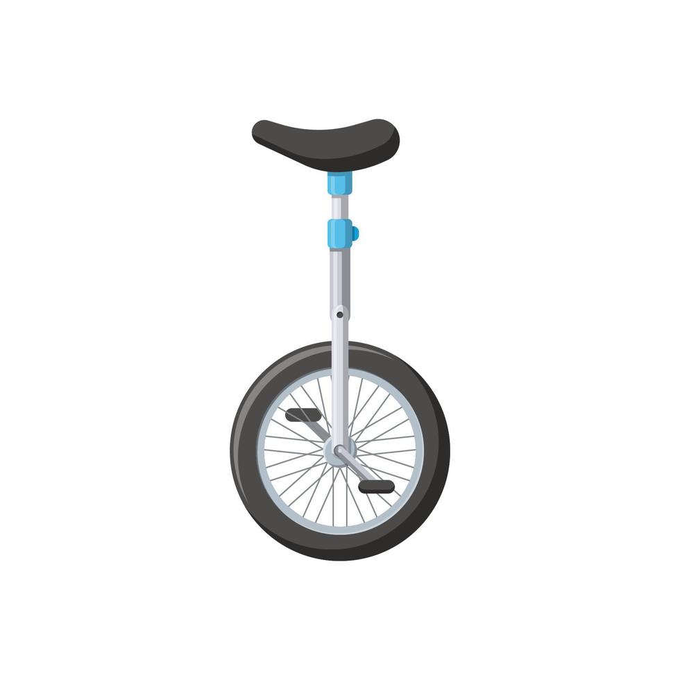 Unicycle vector isolated on white background