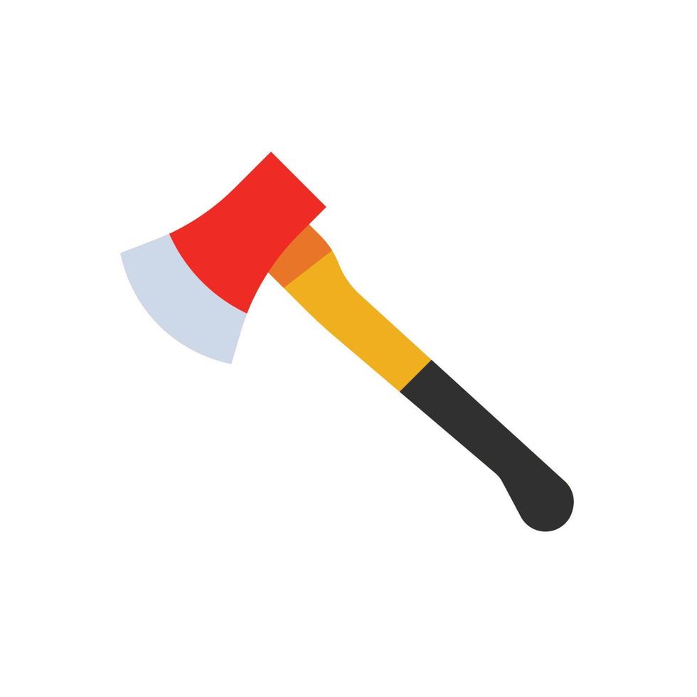 Fire Axe flat design art vector