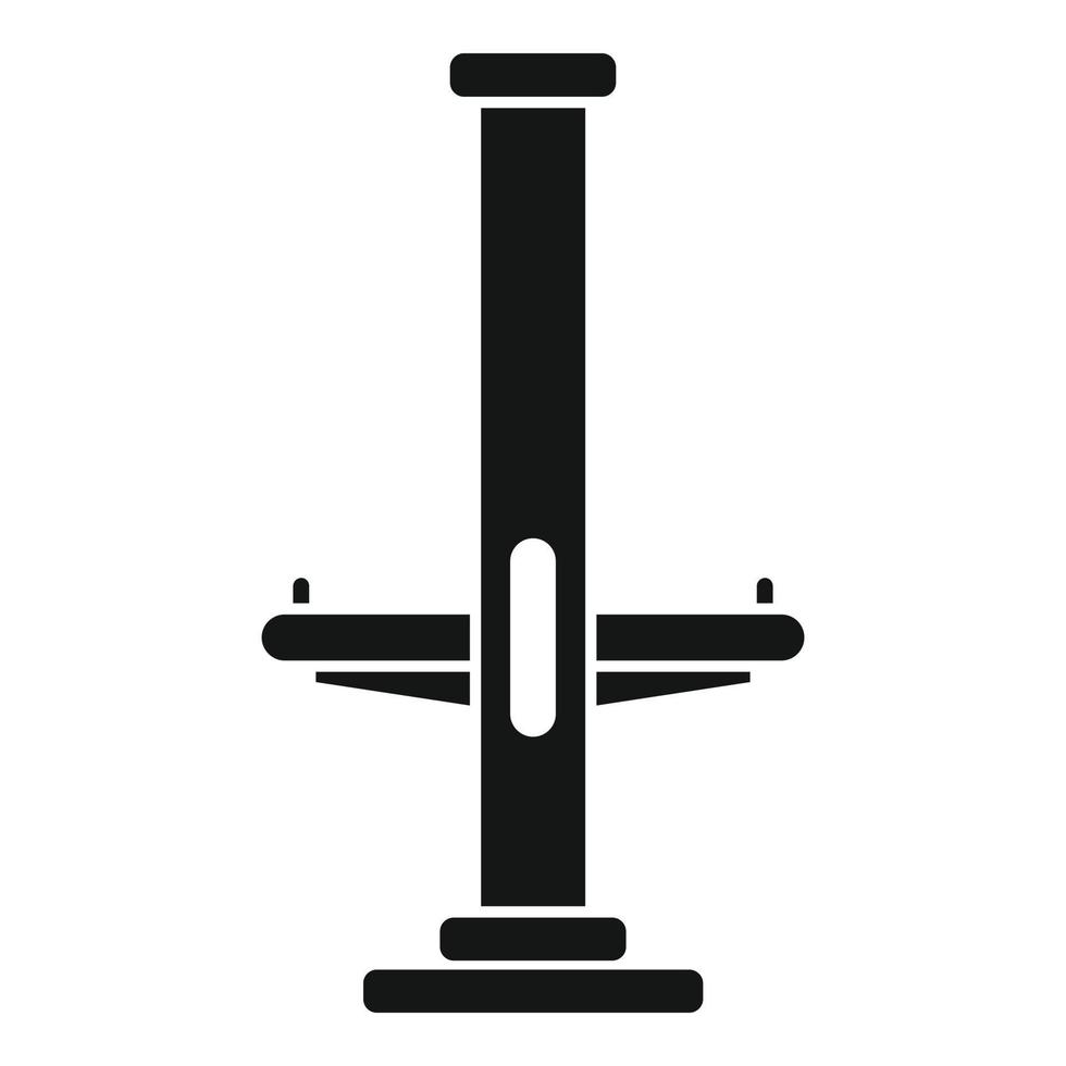 Hoist car lift icon simple vector. Auto garage vector