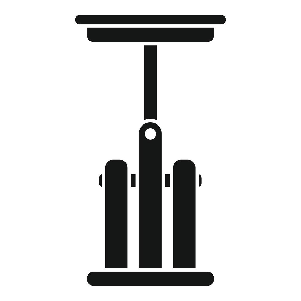 Front car lift icon simple vector. Auto garage vector