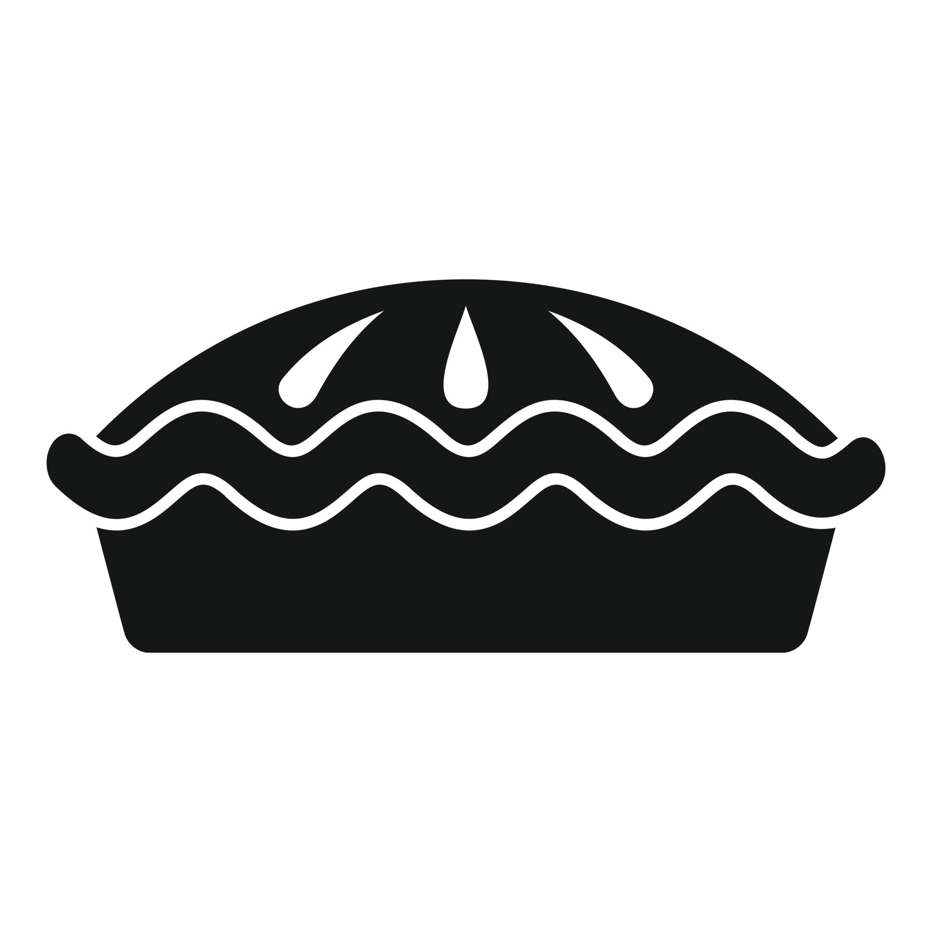 Apple pie bakery icon simple vector. Fruit cake 15159544 Vector Art at