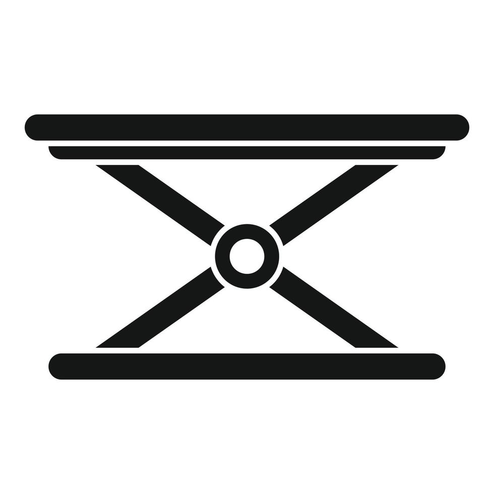Reparing car lift icon simple vector. Auto repair vector