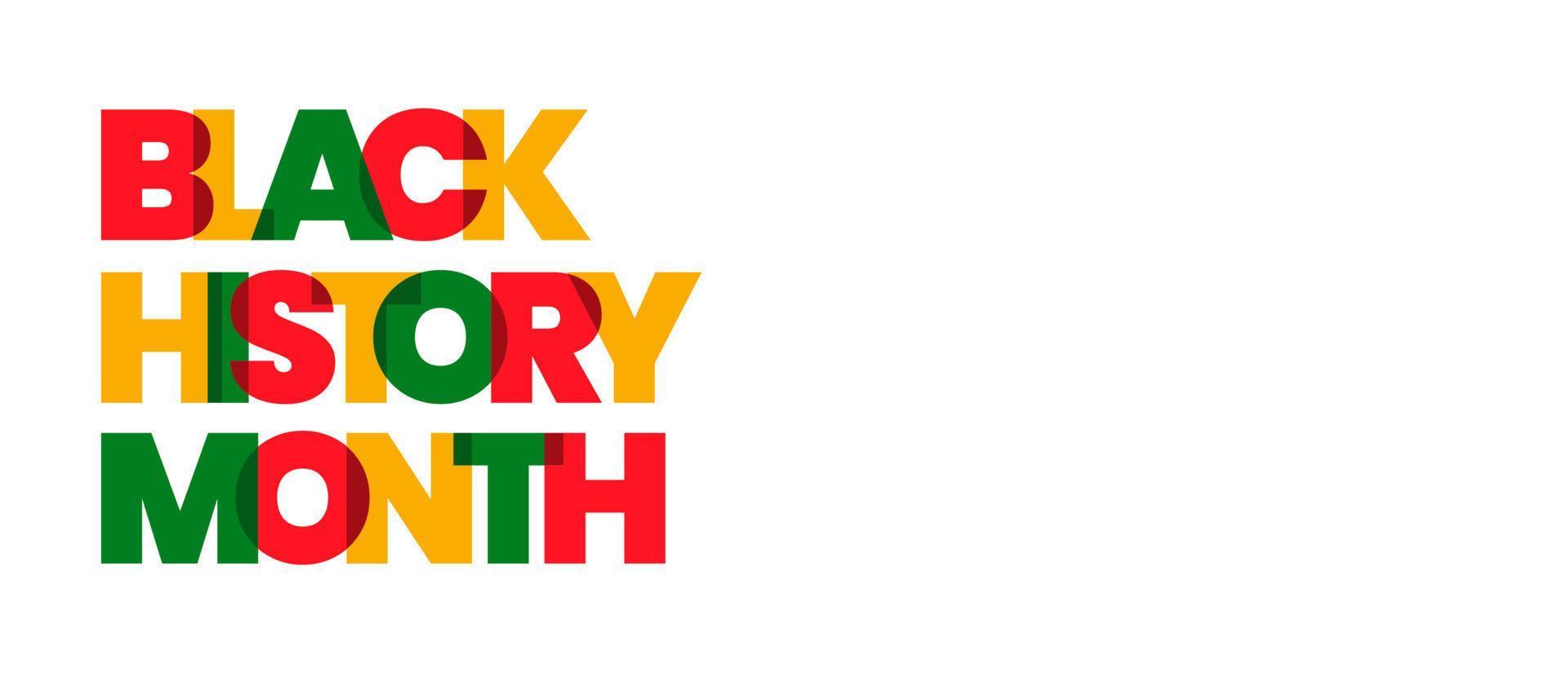 black history month background. African American History or Black History Month. Celebrated annually in February in the USA and Canada. black history month 2023 vector